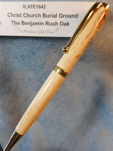 Declaration of Independence signer Dr. Benjamin Rush # K;ATE1642 from the Benjamin Rush Oak
