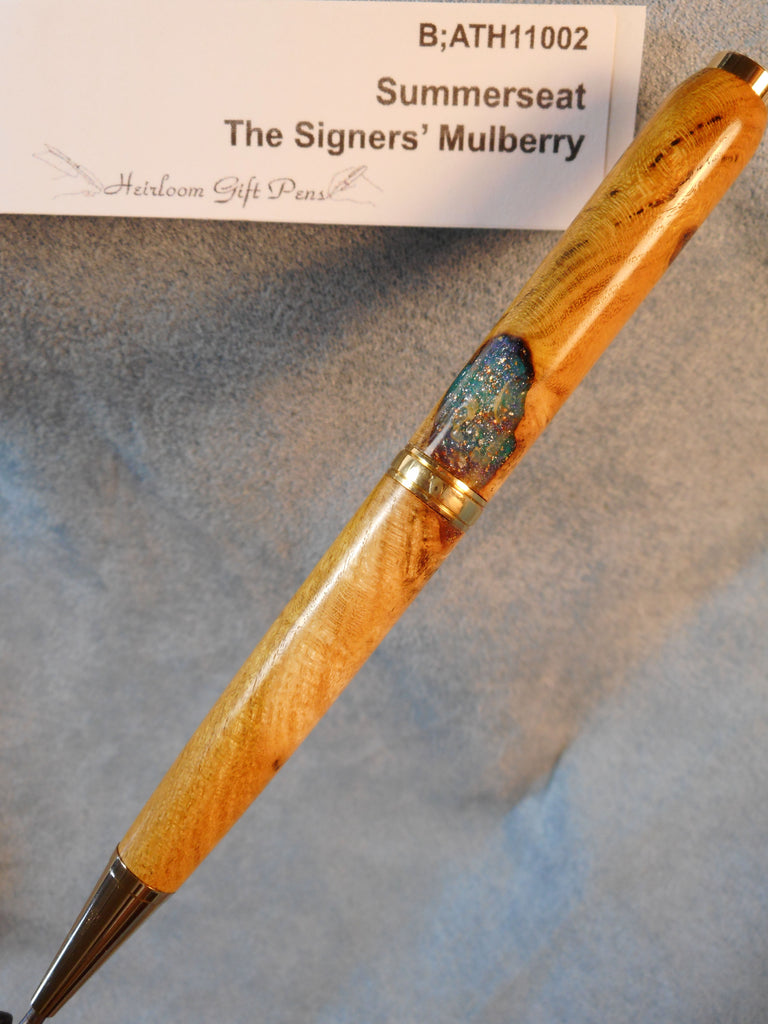 Founding Fathers Robert Morris and George Clymer Signers' Mulberry Pen # B;ATH11002
