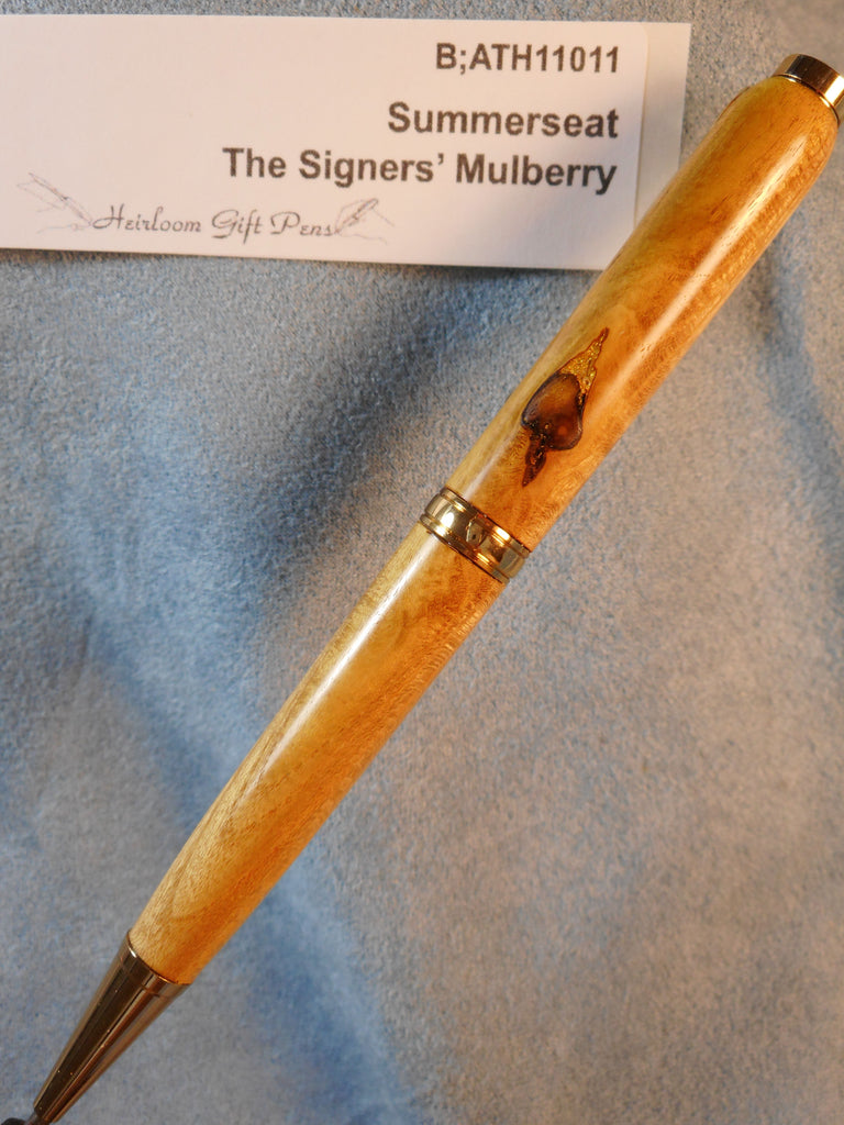 Founding Fathers Robert Morris and George Clymer Signers' Mulberry Pen # B;ATH11011