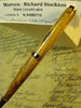 Declaration of Independence signor Richard Stockton # N;ANB0710 Black Locust and Lapis Pen